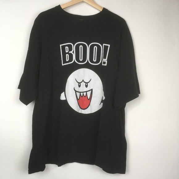 Super Mario Boo Ghost Graphic Tshirt 